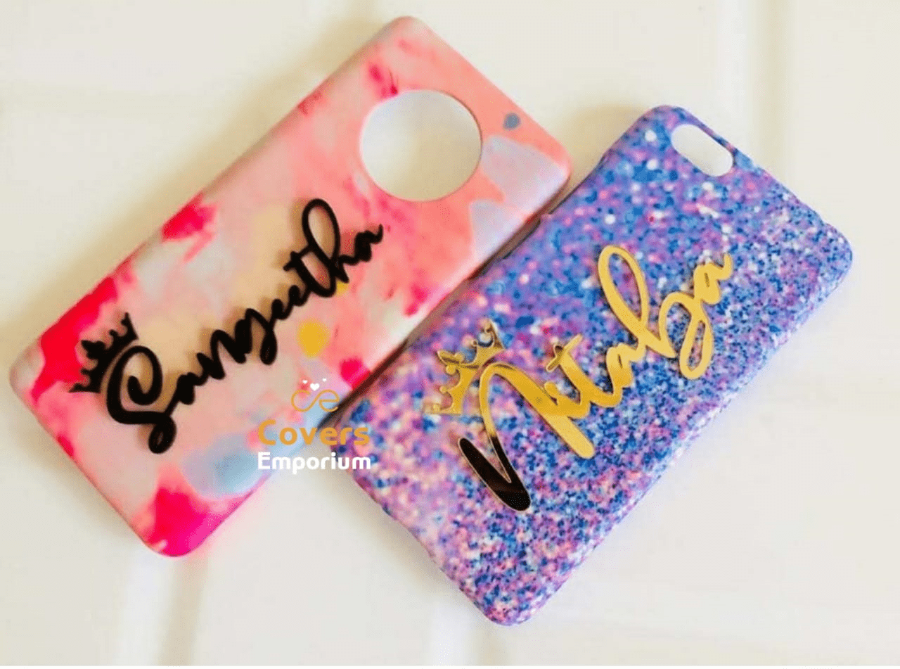 Pink or purple 4D name case