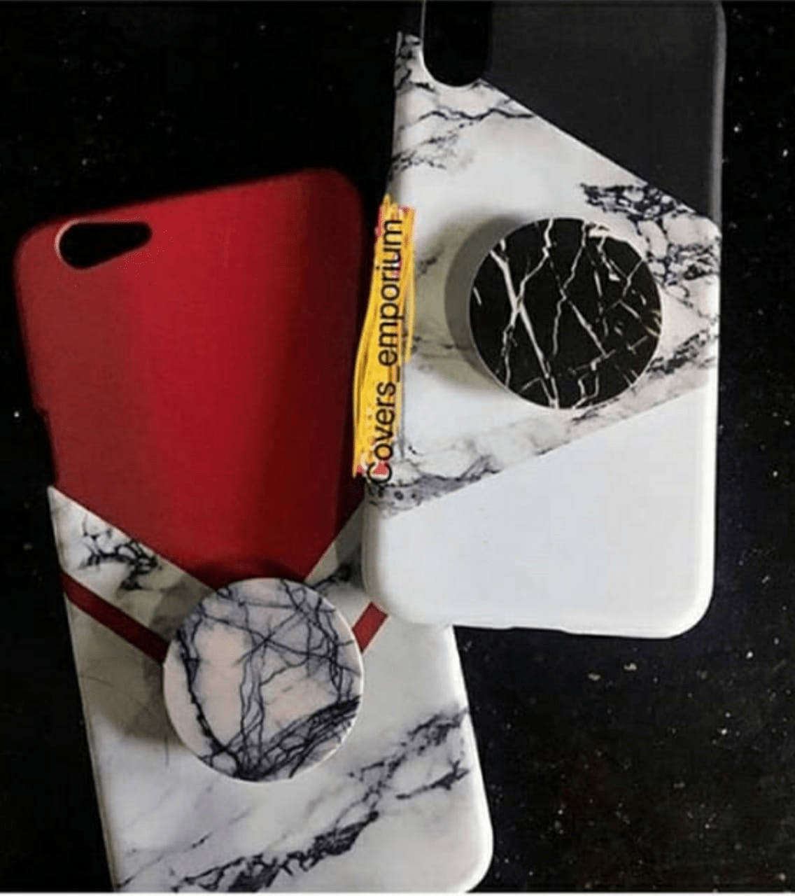 Red or Black Marble case