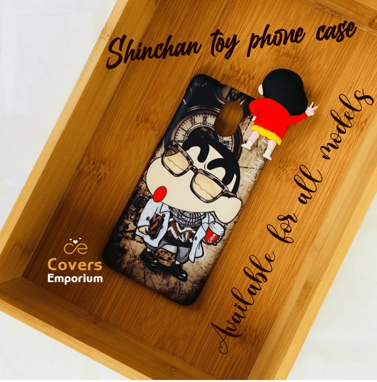 Shinchan smart toy phone case