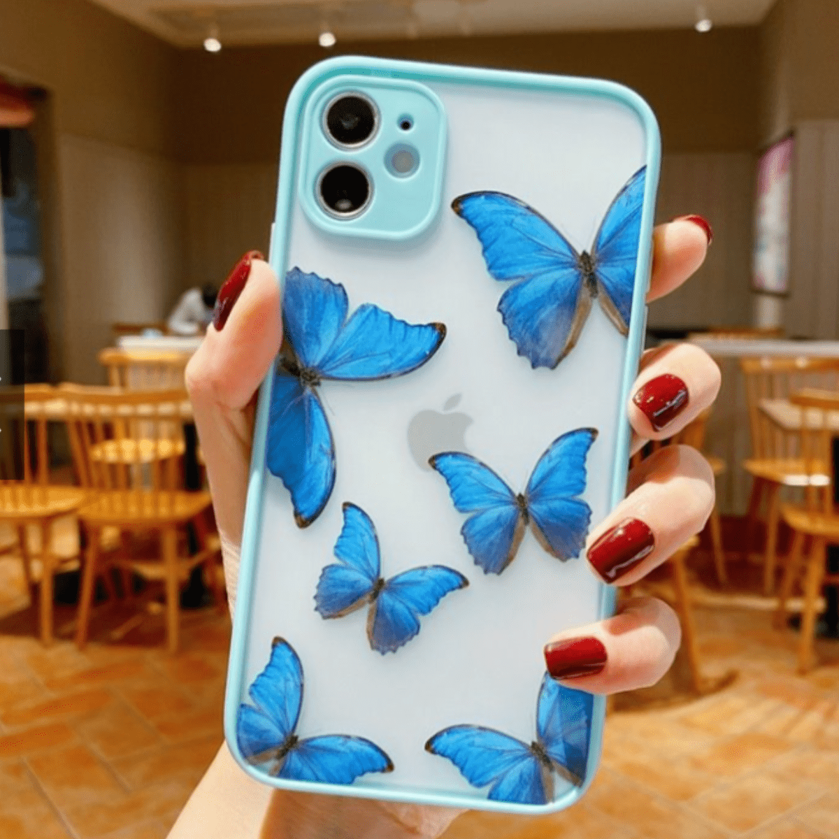 Aesthetic butterfly case