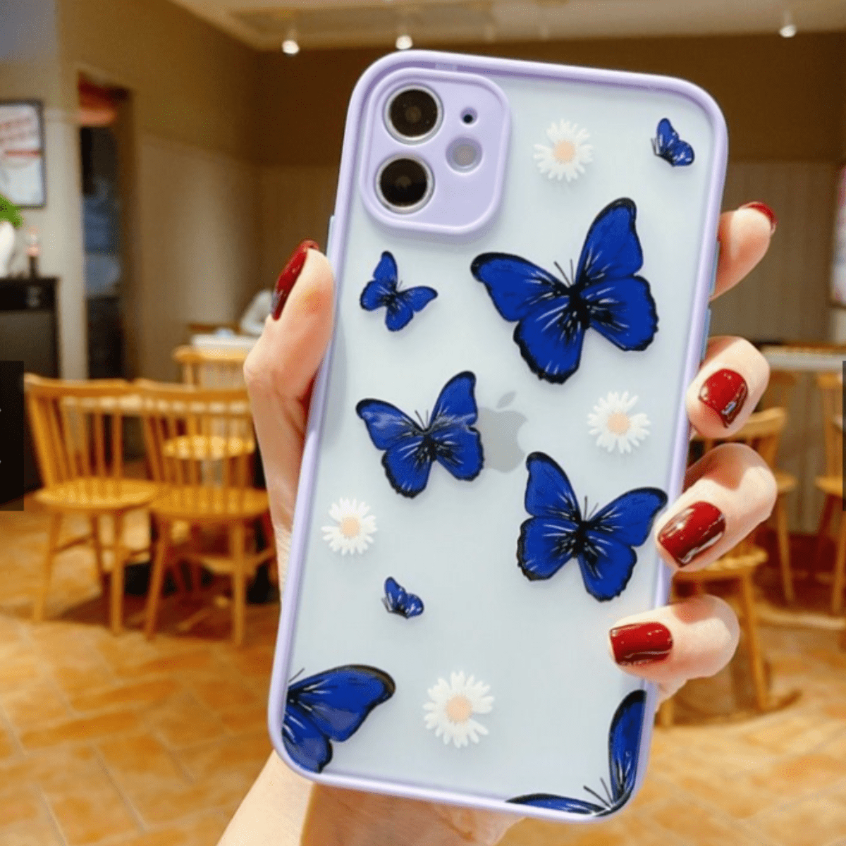 Aesthetic butterfly case