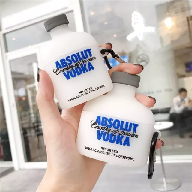 White cute AirPod case