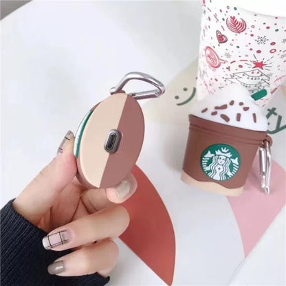 Beautiful Green Brown Airpod Case