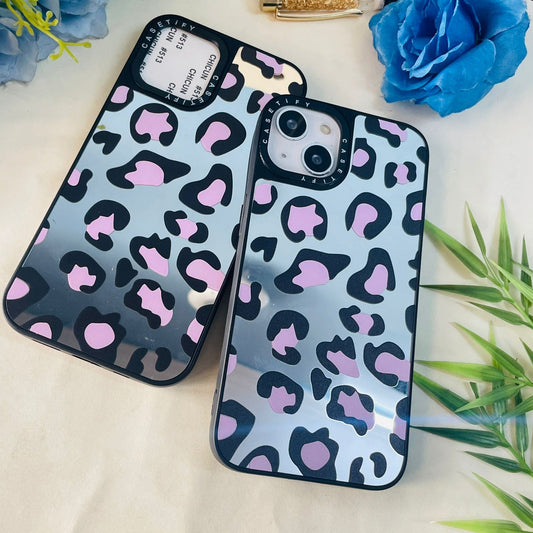 Chic Leopard Mirror Case