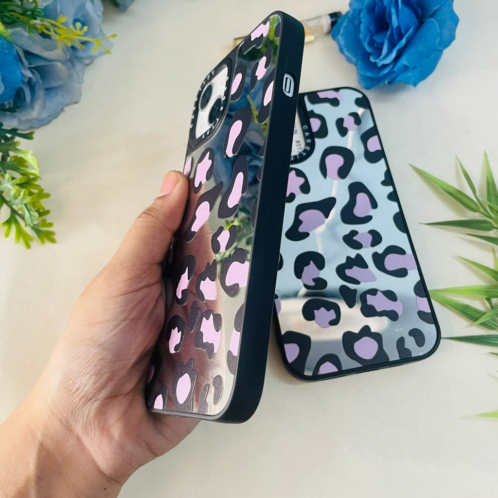 Chic Leopard Mirror Case