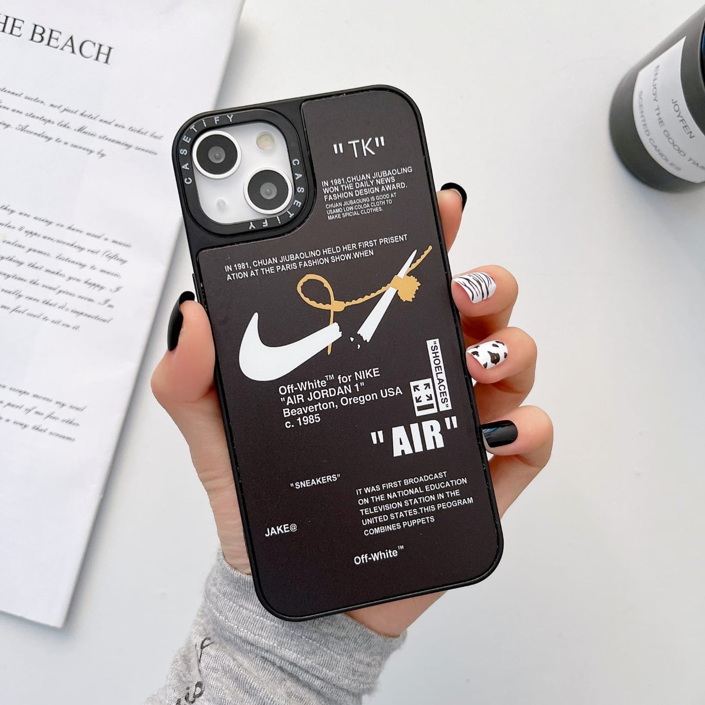 Luxury Branded Unisex Silicone iPhone Case Design #001