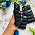 Black Smart Puffer Case #001