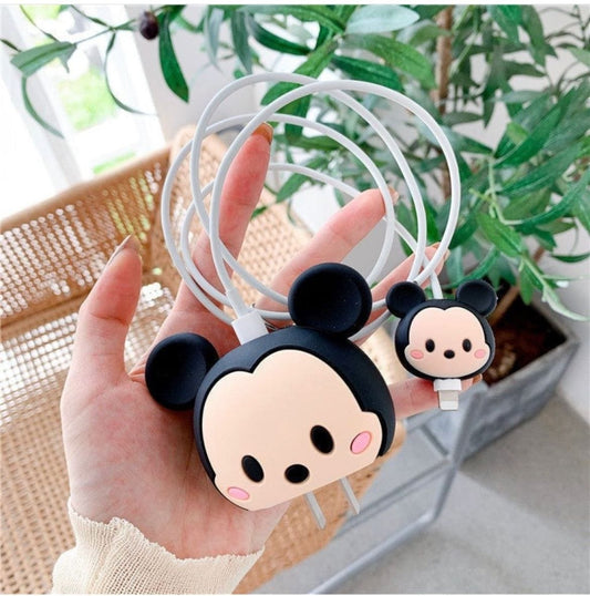 iPhone 18W 20W 3d Silicone Cartoon Charger Protective Case – Mickey