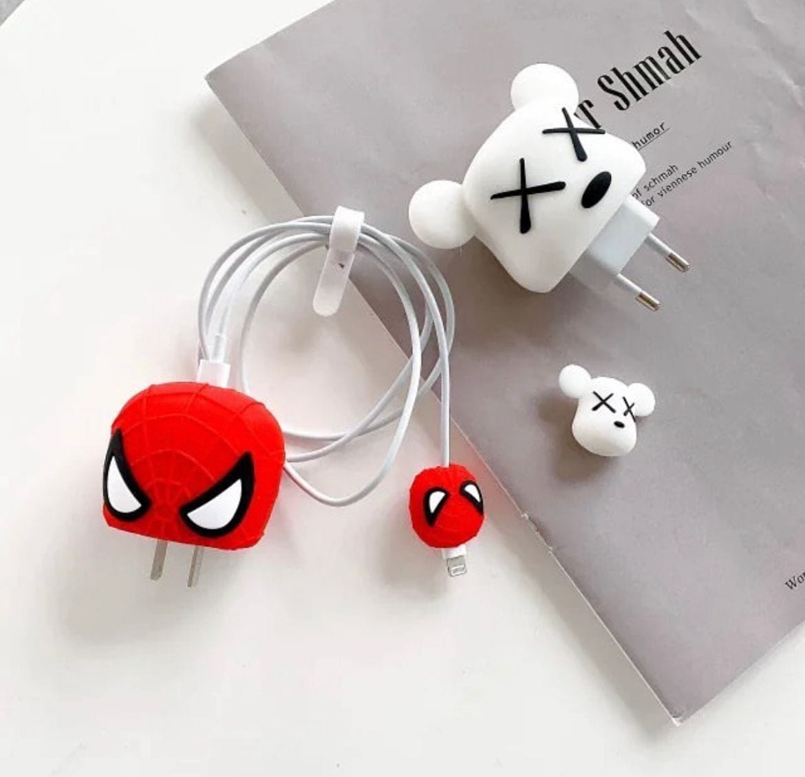 iPhone 18W 20W 3d Silicone Cartoon Charger Protective Case – Spiderman