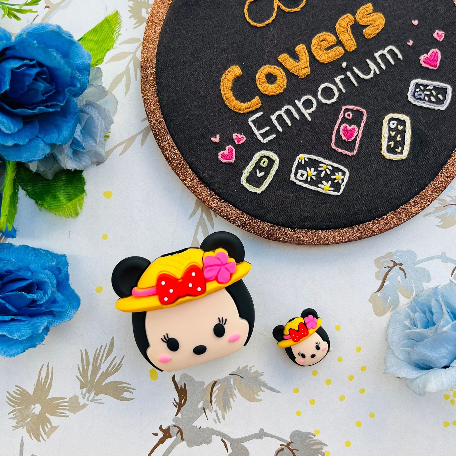 iPhone 18W 20W 3d Silicone Cartoon Charger Protective Case – Minnie Cap