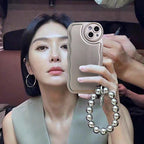 Trending Pearl Bracelet Glossy iPhone Case