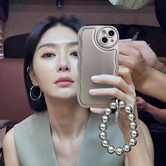 Trending Pearl Bracelet Glossy iPhone Case