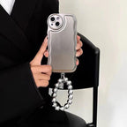 Trending Pearl Bracelet Glossy iPhone Case