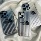 The grey color TNF branded plating case