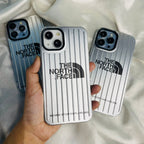The grey color TNF branded plating case