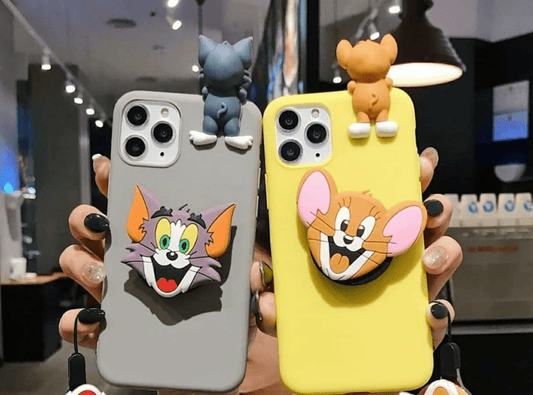 Yellow Grey Tom or Jerry Toy case