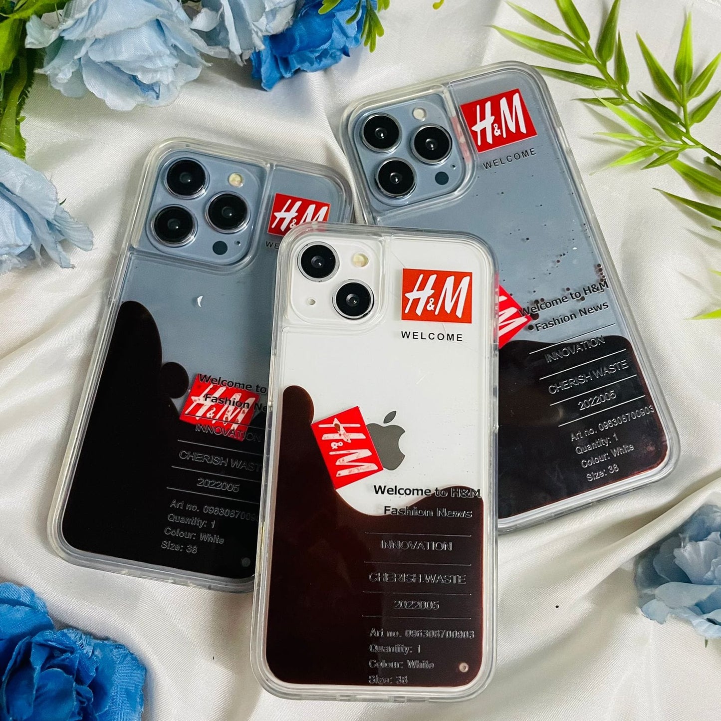 iPhone Luxury Brand Logo Floating Case #001