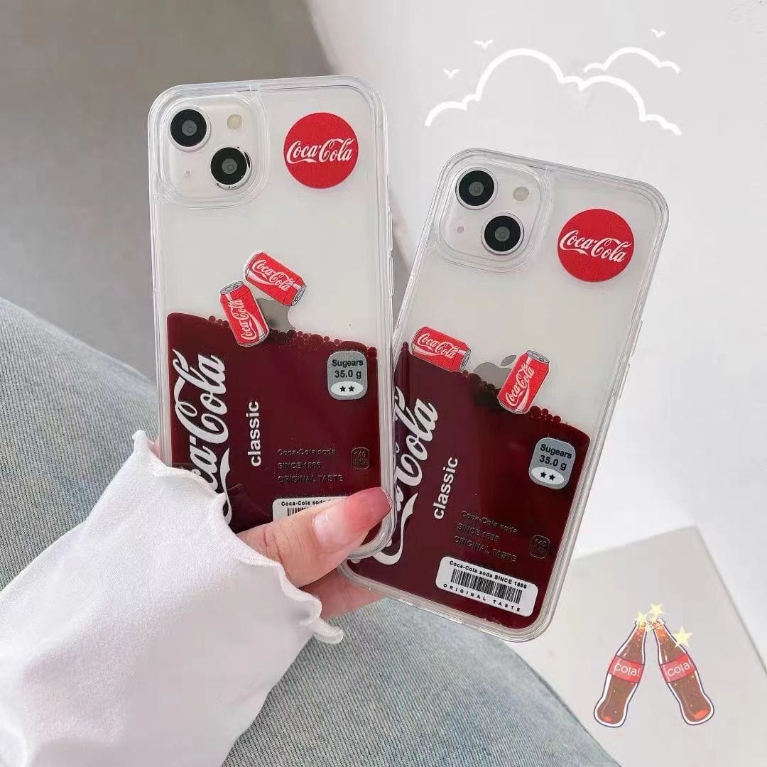 Soft Drink Floating Can Case for iPhones