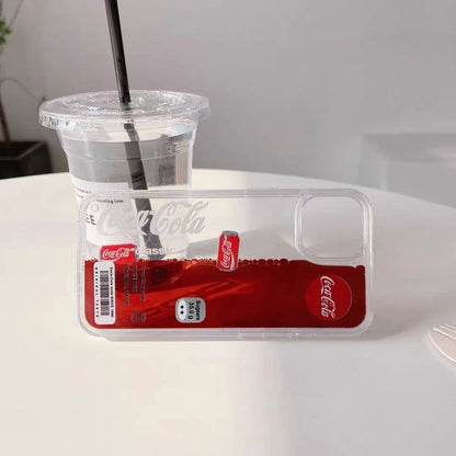 Soft Drink Floating Can Case for iPhones