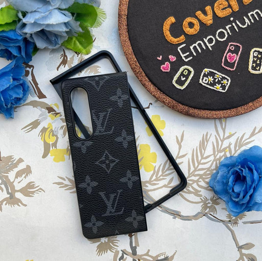 Black Premium branded Phone Case for Z Fold 2 & 3